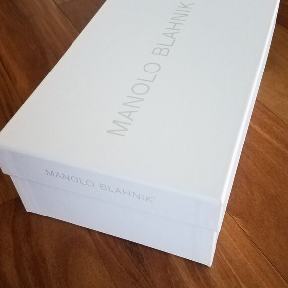 Manolo Blahnik brown leather pumps with 95mm heel size 6 - Picture 3 of 8